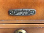 Vintage 4612 Samsonite Shwayder Bros Leather Luggage Train Case Brown No Key