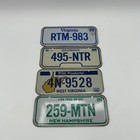 Lot Of 16 Different Bicycle Mini License Plates - 1970 s - 80   s Cereal Premium