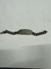 Wwii Sterling Id Bracelet Howard H  Thompson 18207906 Us Army Wwii