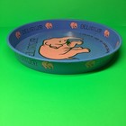 Vintage Delirium Beer Tray Plate Blue Pink Elephant Logo Rare Brussels Belgium