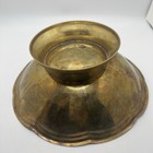 Vintage Solid Brass Footed Edged Design 8    Bowl Made In India