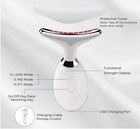 Portable Led Light Therapy Device White Rechargeable Battery