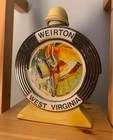 1973 Vintage Weirton Steel Ezra Brooks Decanter Pittsburgh Steelers Uss