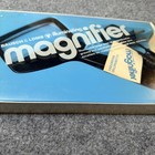 Vtg Bausch   Lomb Light Up Magnifying Reading Glass Black Rectangular Usa