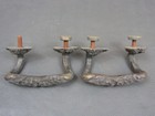 Antique Pair Ornate Cast Brass Or Bronze Carrying Handles Chest Box Spares Parts