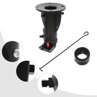 5th Gooseneck Adapter Adjustable Wheel Adapter For Camper rv trailer Kingpin Box