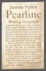 Victorian Trading Card - Pearline Soap -  girl With Cat   3w6 