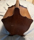 Vintage   Antique Wood Sewing Box Flip Top Lid Carry Handle