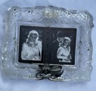 Mikasa Glass Frame Vintage Memories Duet Floral 11 5  Wide For 3x5 Photos German