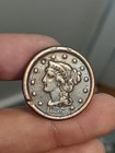 1856 Braided Hair Large Cent - Slanted 5  1  rim Damage 