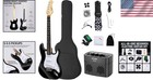 Electric Guitar Kit 39 Inch Solid Wood Full Size With Amp And Accessories