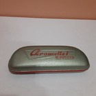 Vintage Hohner Chrometta 1 Slide Harmonica Key C With Case Germany