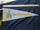 Lot Of 9 Florida Souvenir Felt Pennant Flags Old Antique Disney Circus World Os