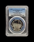 Uganda  1969  5 Shillings  Silver - Pcgs Pr68 - Top Pop      Papal Visit Cranes Rr