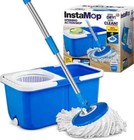 Spin Mop And Bucket Set With Wringer Microfiber Mop Head
