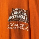 Radio City Christmas Spectacular Rockettes Local Crew Adult Xl Orange T Shirt