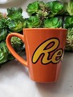 New Reese s Chocolate Ceramic Orange Coffee Mug   Tea Cup
