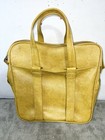 Vtg Samsonite Yellow Silhouette Travel Tote Bag Carry On Luggage Case Overnight