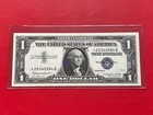 1957b  Star Note  1 Dollar Silver Certificate  blue Seal  Block   b Uncirculated