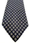 60s Vintage Brooks Brothers Makers Tie Rare England Navy Geometric Floral