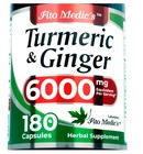 Tumeric Curcumin Max Potency And Ginger Complex 6000 Mg  180 Capsules Ultra High