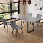 51-67  expandable Dining Table And Chair Set  5-piece Set  Kitchen  Dining Room