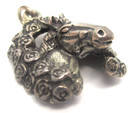 Vintage Sterling Silver  run For The Roses  Horse Charm Kentucky Derby
