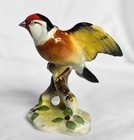 Vintage Porcelain Goldfinch Bird Figurine By Royal Doulton  England