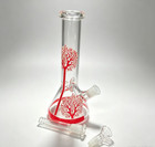 10 Inch Heavy Glass Bong Water Pipe Smoking Bong Beaker   14mm Bowl Hookah Usa    
