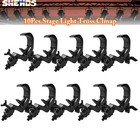 Shehds 10pcs Truss Clamp Stage Lighting Clamp Effect Light Hook Heavy Duty 220lb