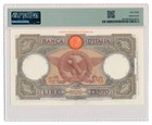 Italy Banknote 100 Lire 19 12 1940  Pmg Au 58