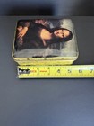 Vintage Mona Lisa Tin Box Holland Gilded Embossed Container Great Condition 