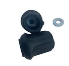  2 Pack  1 2  Steel Reinforced Rubber Cane  Crutch  Or Chair Tips  ctr-500-b