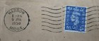Gb Great Britain Stamps Kgvi 2 1 2d Blue On Cover 1950 Harrow Postmark