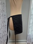 Chef Works Poly cotton Black 3-pocket Waist Apron Server Waiter Waitress 22x11   