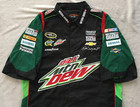 Mountain Dew Dale Earnhardt Jr Vintage Jr Nation Nascar Pit Crew Shirt Size S