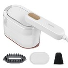  2-in-1 Steamer Iron   Clothes Steamer - Handheld Portable Garment White