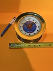 Chelsea Brass Maritime Ship Boat Tide Clock Vintage 80s Heavy Nautical As Is