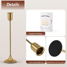 Brass Gold Candlestick Holders  Metal Taper Candle Holders Set Of 6  Vintage    