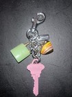 Coach  rare  Key Chain Cluster  Bag Charm keychain 