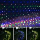 Led Net Mesh Lights Fairy String Curtain Lamp Christmas Party Wedding Xmas Decor