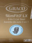 Graco Slimfit3 Lx 3-in-1 Convertible Car Seat Kunningham Slim Fits 3 Across