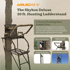 Muddy The Skybox Deluxe 20 Ft Hunting Ladderstand  1 Person Climbing Tree Stand