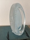 Mikasa Blue Glass Picture Frame Deco Art From Japan Oval 6 By 4 5 Inch Vintage