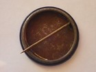 1902 King Edward Vii   Queen Alexandria Coronation Badge Tinnie Plastic Coated