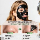 Blackhead Remover Mask  Charcoal Peel Off Face Mask With Brush   Blackhead Remov