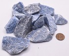 8oz Natural Blue Quartz Chalcedony Rough Raw Mineral Crystal Stones - Madagascar