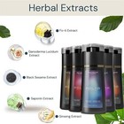 Polar-hair Dye Shampoo For Women men -   black brown  - Cruelty-free   Damage Us