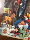 1961 Vintage German Walt Disney Christmas Advent Calendar Snow White   7 Dwarfs