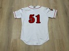  51 Game Used Worn Portland Sea Dogs Home Jersey Red Sox
